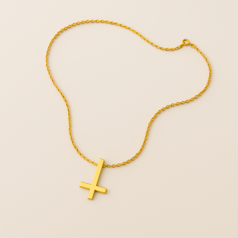 "Against the Rules" 14K Gold Fine Chain Necklace