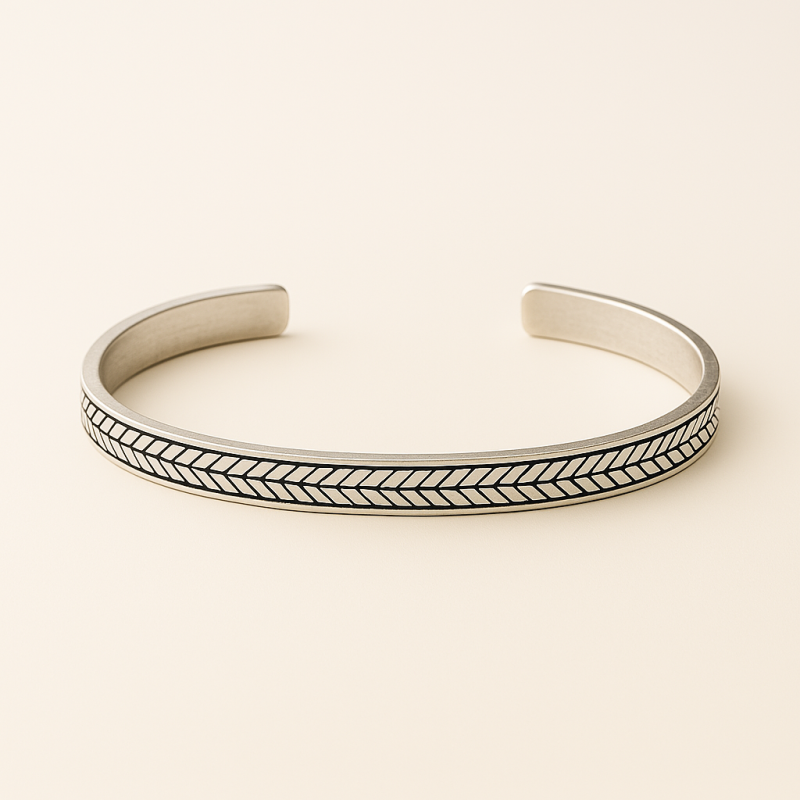 Iron Line Men’s Stainless Steel Bracelet