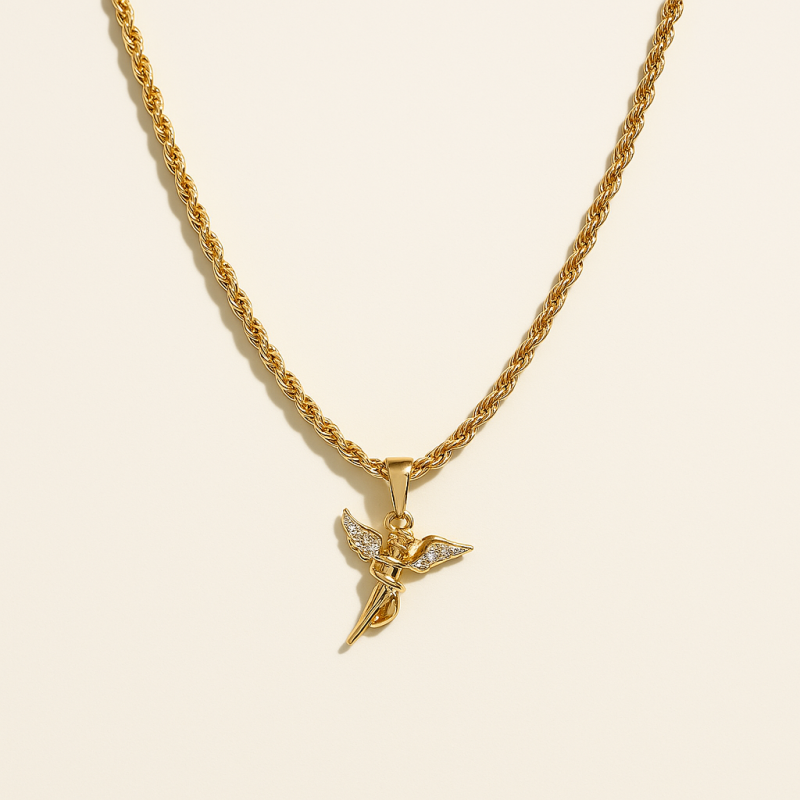 "Golden Flame" Sculpted Elegance in a Bold Silhouette